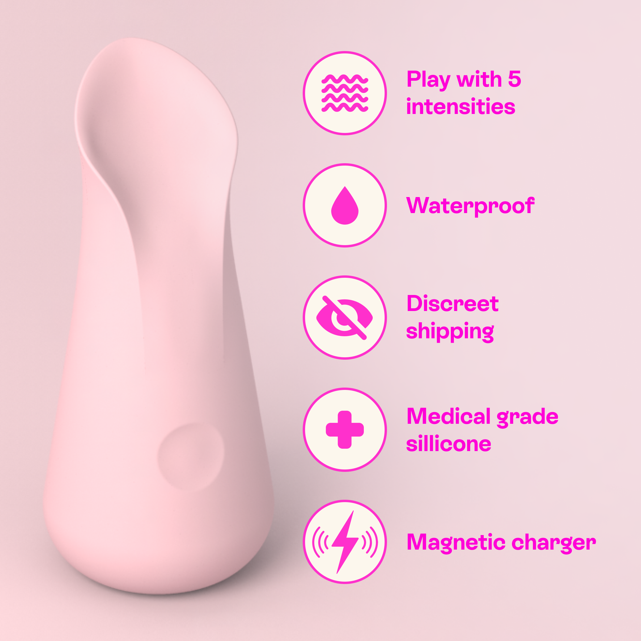 Uno Vibrator — textured detail